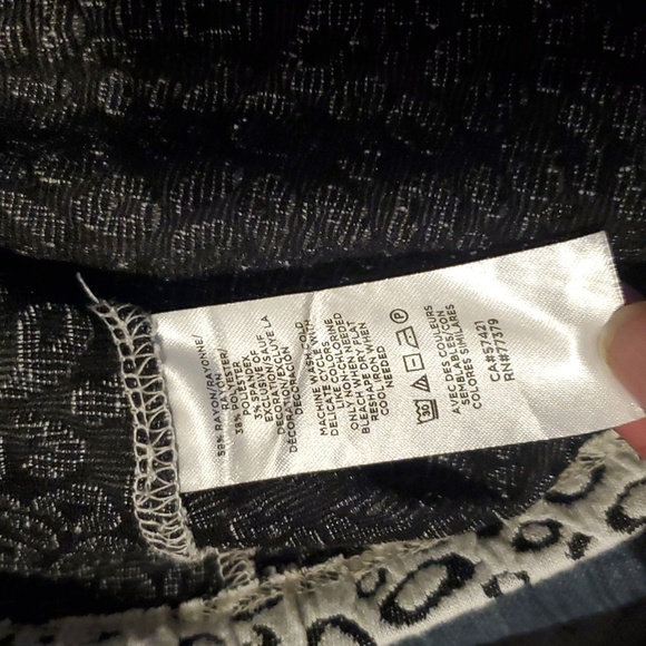 Ann Taylor Animal Print Halter Blouse SZ MD - Picture 6 of 7